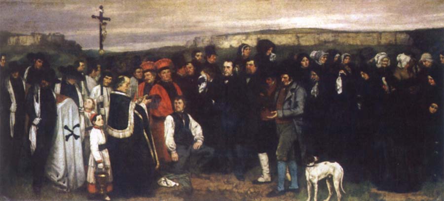 Gustave Courbet A Burial at Ornans